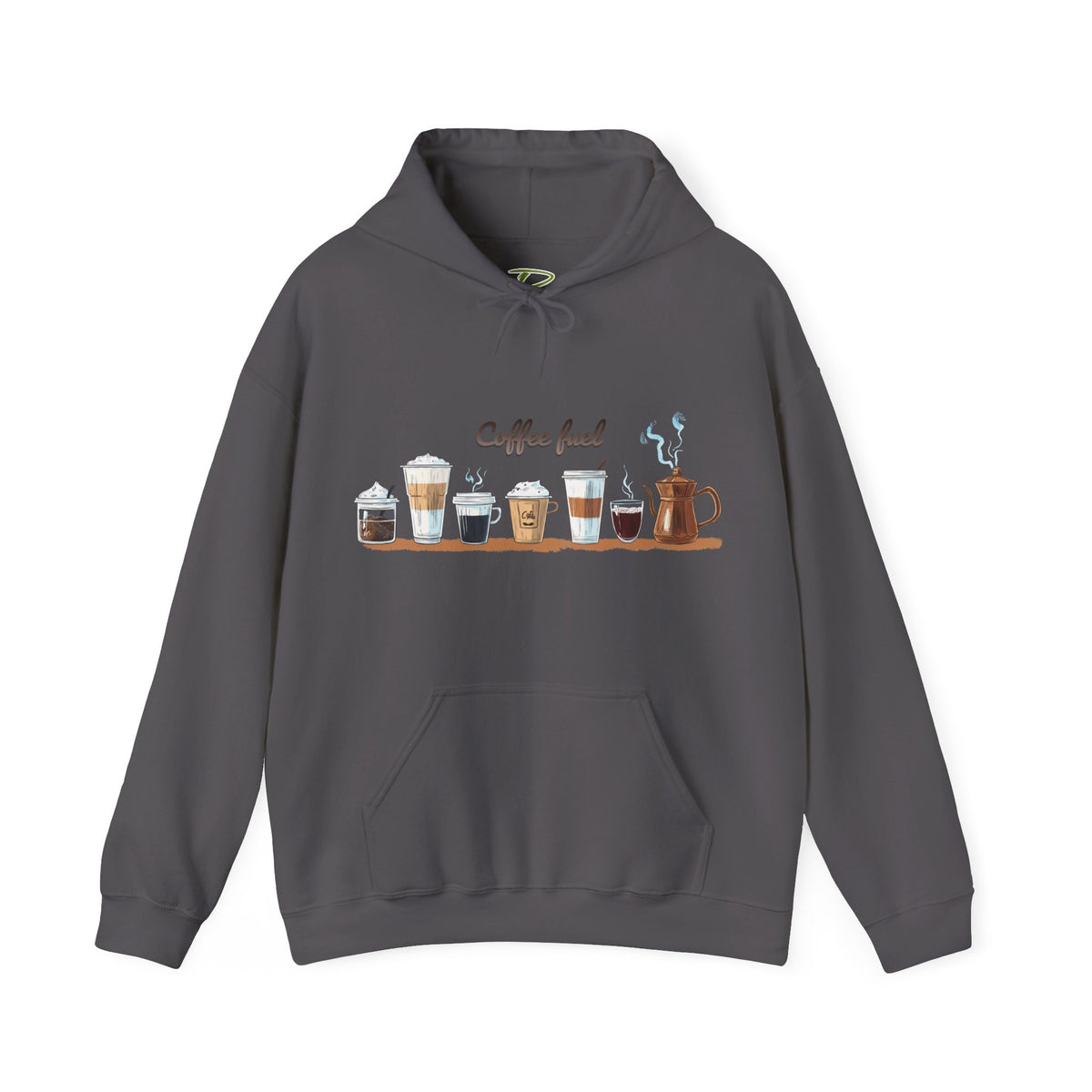 Coffee Hoodie - Unisex Coffee-Themed Hooded Sweatshirt - Cozy Sweatshirt for Coffee Lovers