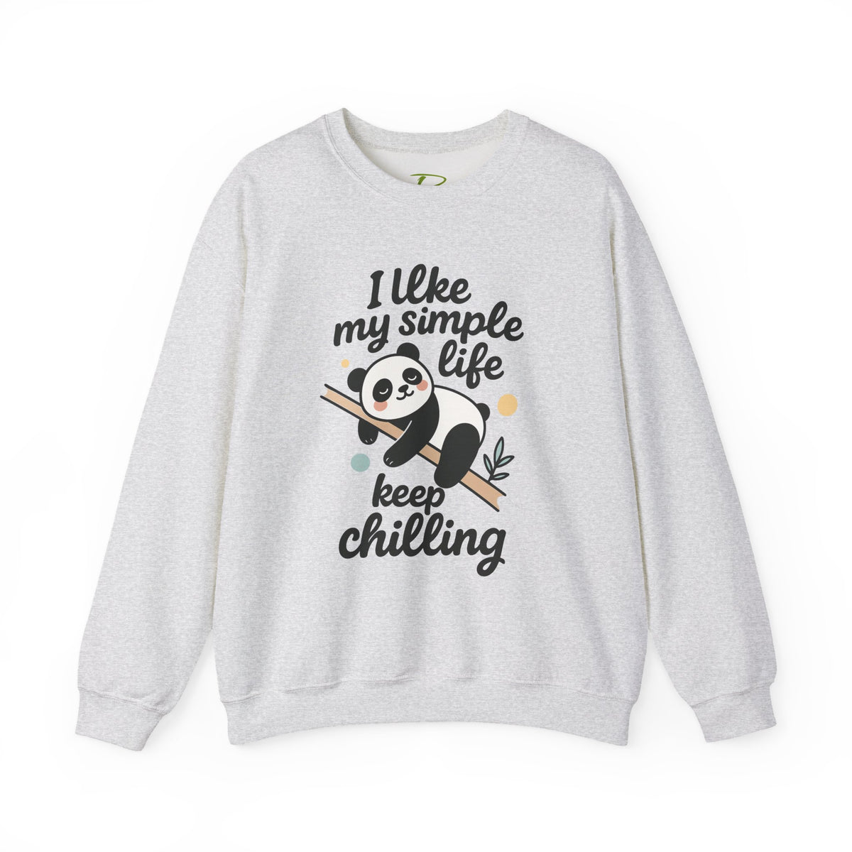 Panda Sweatshirt - Simple Life Graphic Pullover