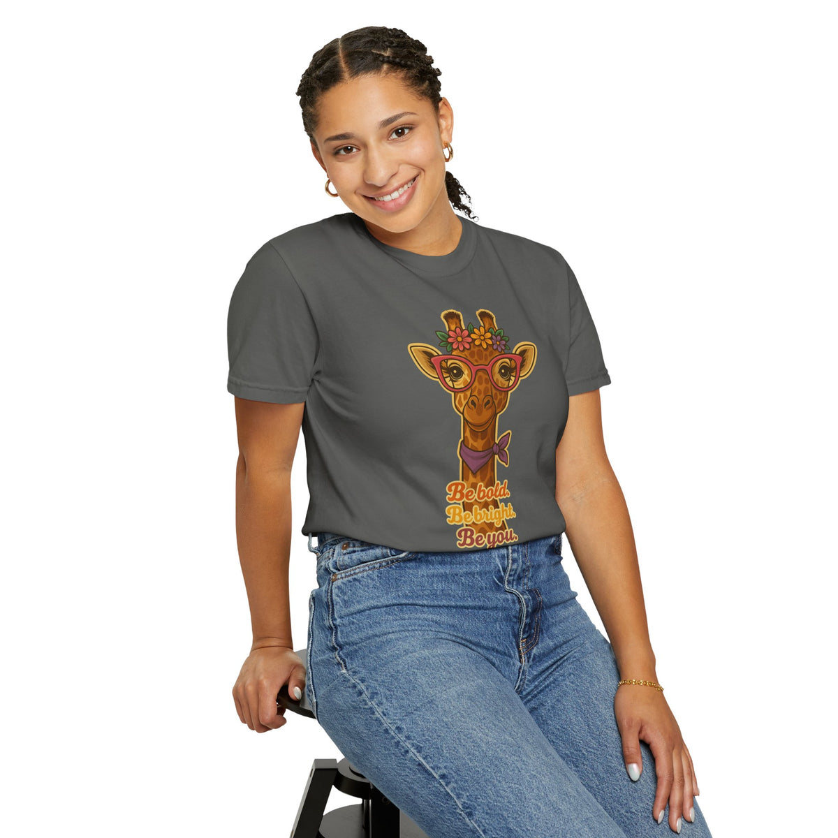 Cute Giraffe T-shirt | Inspirational Women's Graphic Tee