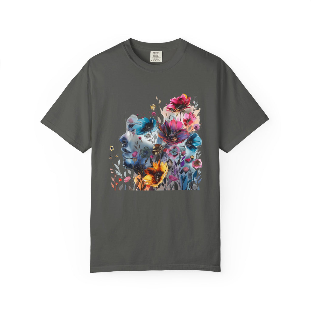 Boho Women's T-shirt | Floral Silhouette Women’s T-Shirt