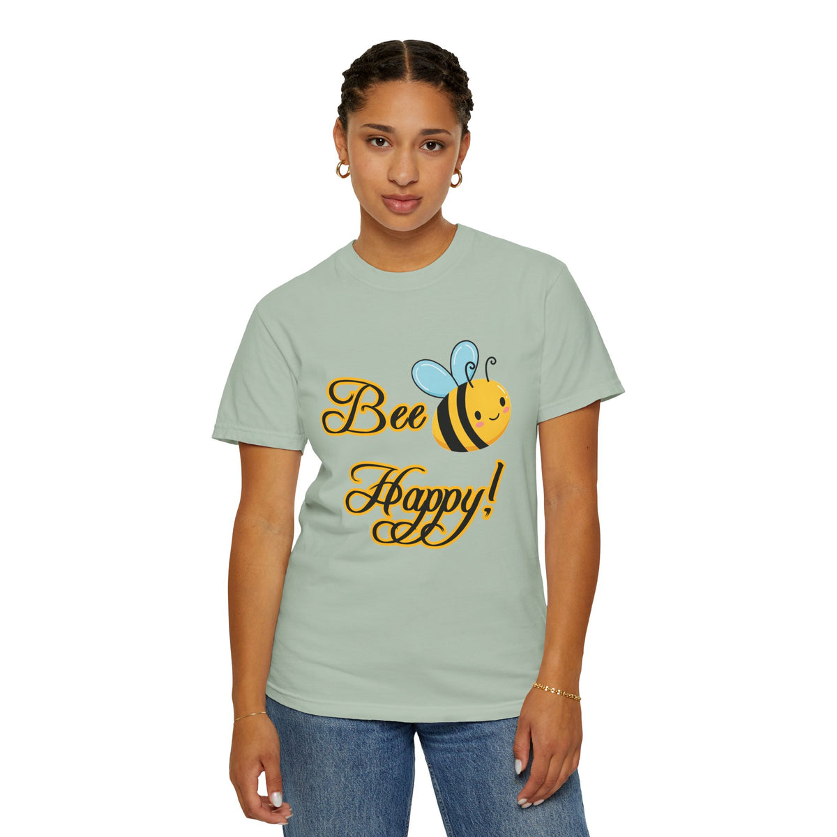 Bee Happy T-shirt | Cute Graphic Tee for Nature Lovers