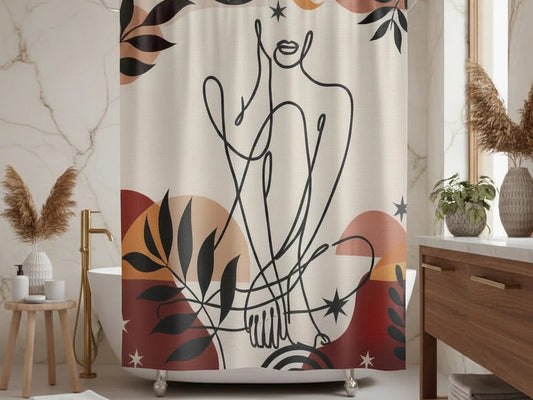 How to Style a Terracotta and Beige Boho Bathroom