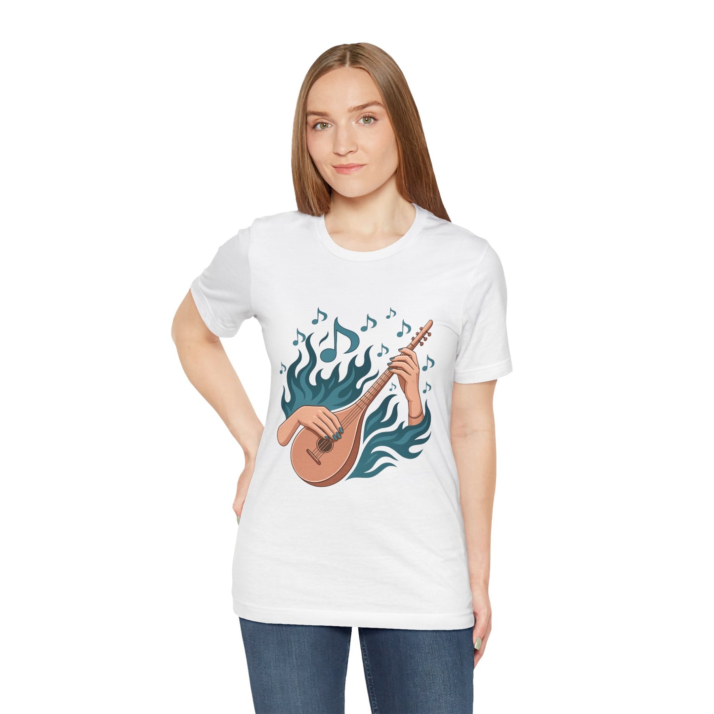 Women's Music Lover T-Shirt | Festival Outfit | Casual Wear Gift |  Lightweight fabric Tee