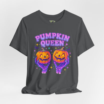 Pumpkin Queen Halloween T-Shirt - Lightweight fabric Tee - Cute Fall Graphic Tee - Spooky Season Outfit