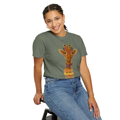 Cute Giraffe T-shirt | Inspirational Women's Graphic Tee