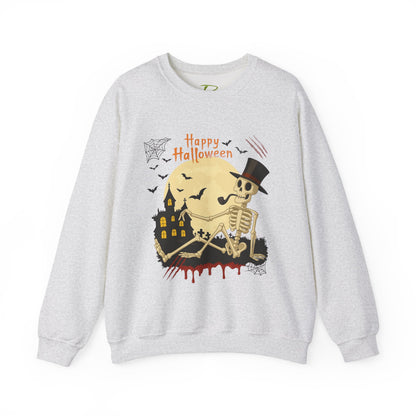 Halloween Skeleton Sweatshirt - Spooky Crewneck- Halloween Crewneck Sweater - Halloween Costume