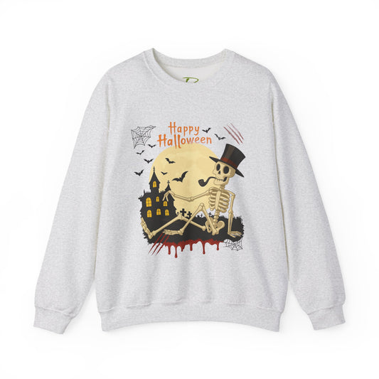 Halloween Skeleton Sweatshirt - Spooky Crewneck- Halloween Crewneck Sweater - Halloween Costume