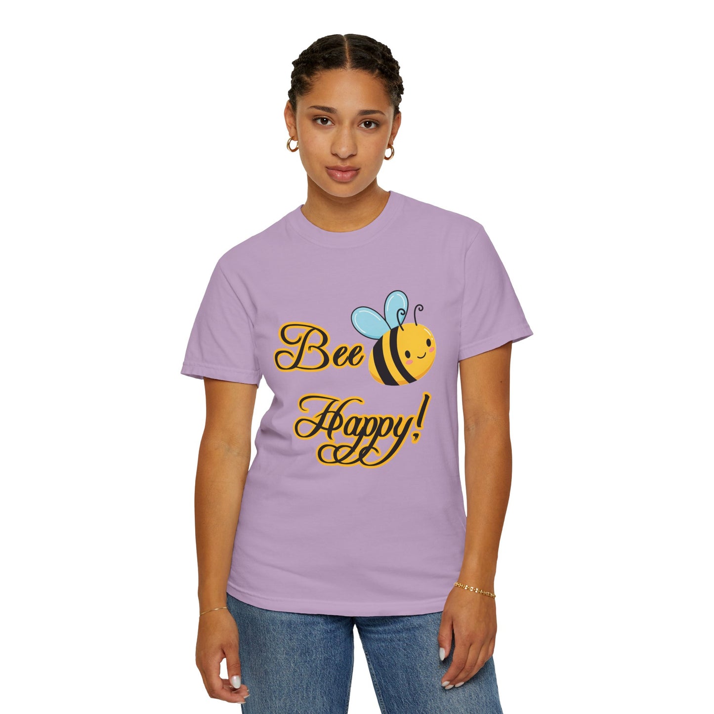 Bee Happy T-shirt | Cute Graphic Tee for Nature Lovers