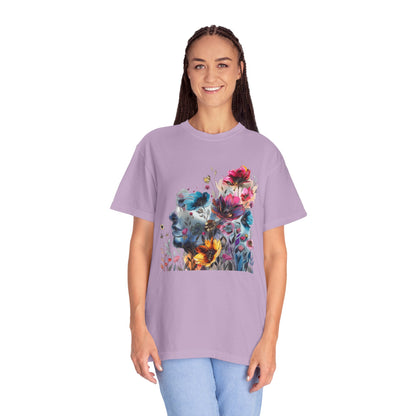 Boho Women's T-shirt | Floral Silhouette Women’s T-Shirt