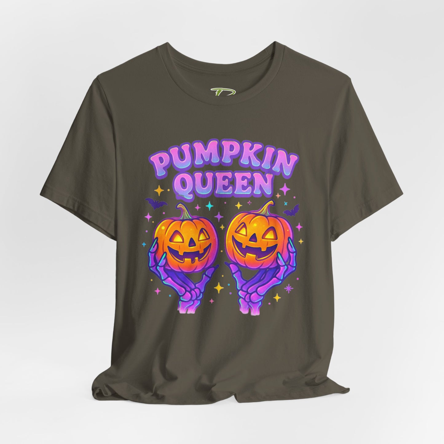 Pumpkin Queen Halloween T-Shirt - Lightweight fabric Tee - Cute Fall Graphic Tee - Spooky Season Outfit