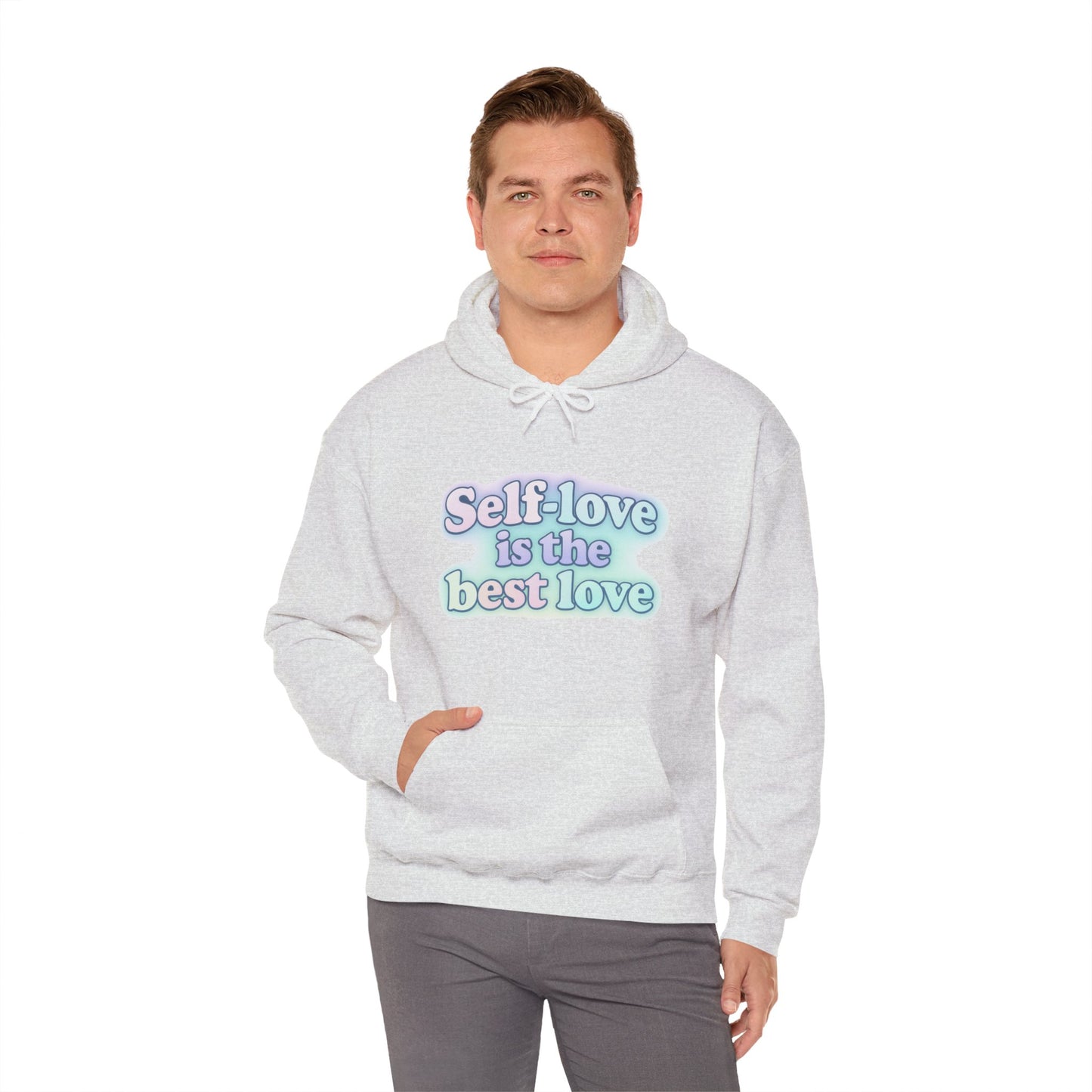 Self-Love Hoodie - Self-Care Gift - Motivational Hooded Sweatshirt - Inspirational Fashion - Engagement Gift Idea
