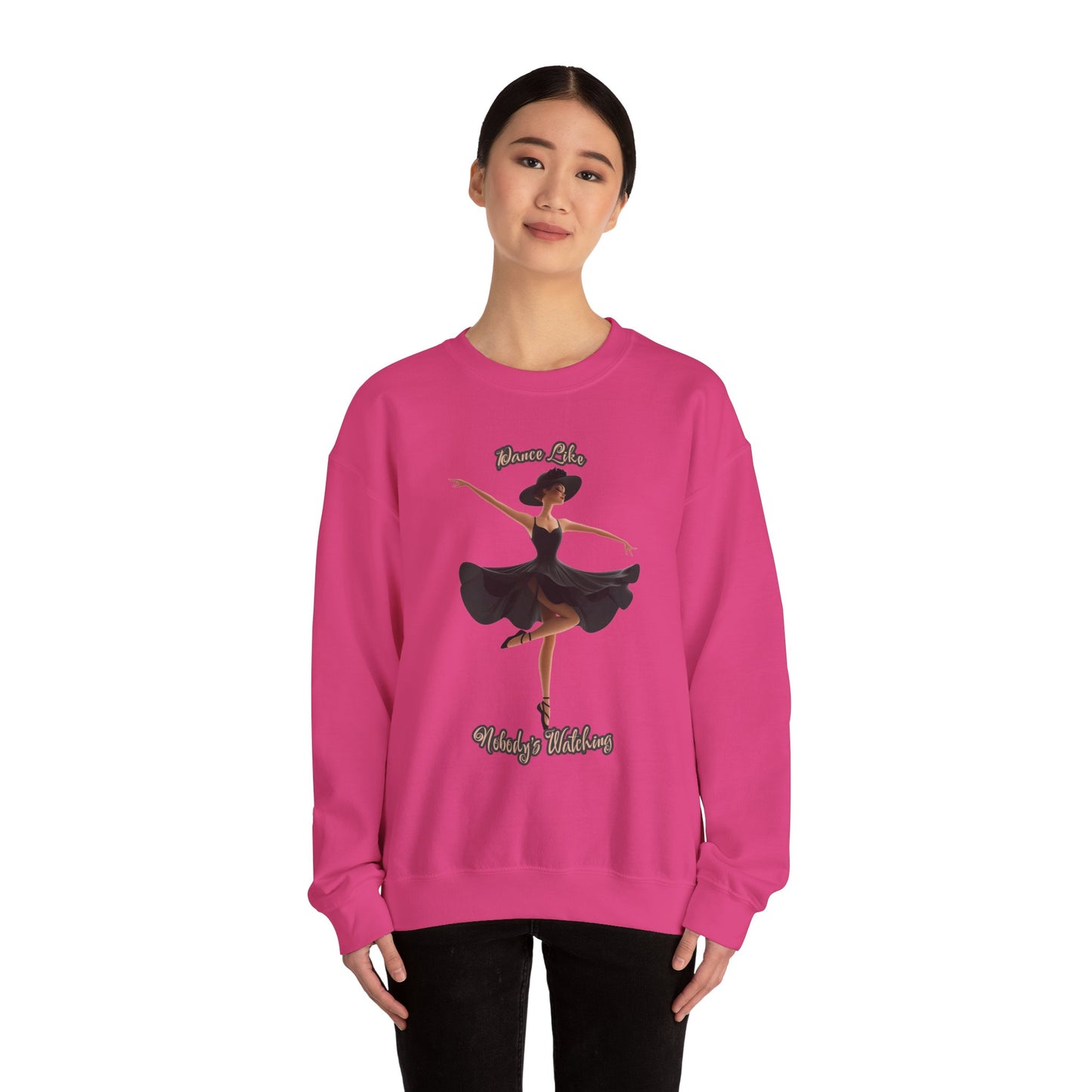 Ballerina Sweatshirt – Women’s Cozy Ballet Crewneck Sweatshirt - Ballerina Valentine Gift