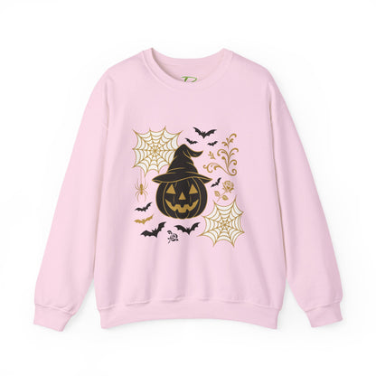 Halloween Pumpkin Sweatshirt – Spooky Crewneck - Halloween Sweatshirt - Cozy Fall Sweater & Seasonal Gift