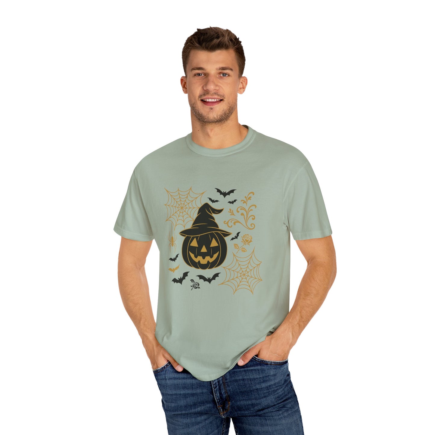 Halloween Pumpkin T-Shirt – Spooky Graphic Tee