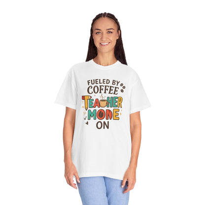 Teacher Coffee T-Shirt | Funny Unisex Teaching Tee | Unisex Back to School Tee