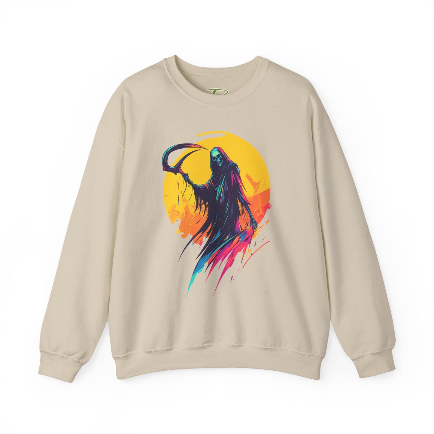 Grim Reaper Halloween Sweatshirt – Spooky Crewneck - Cozy Fall Outfit