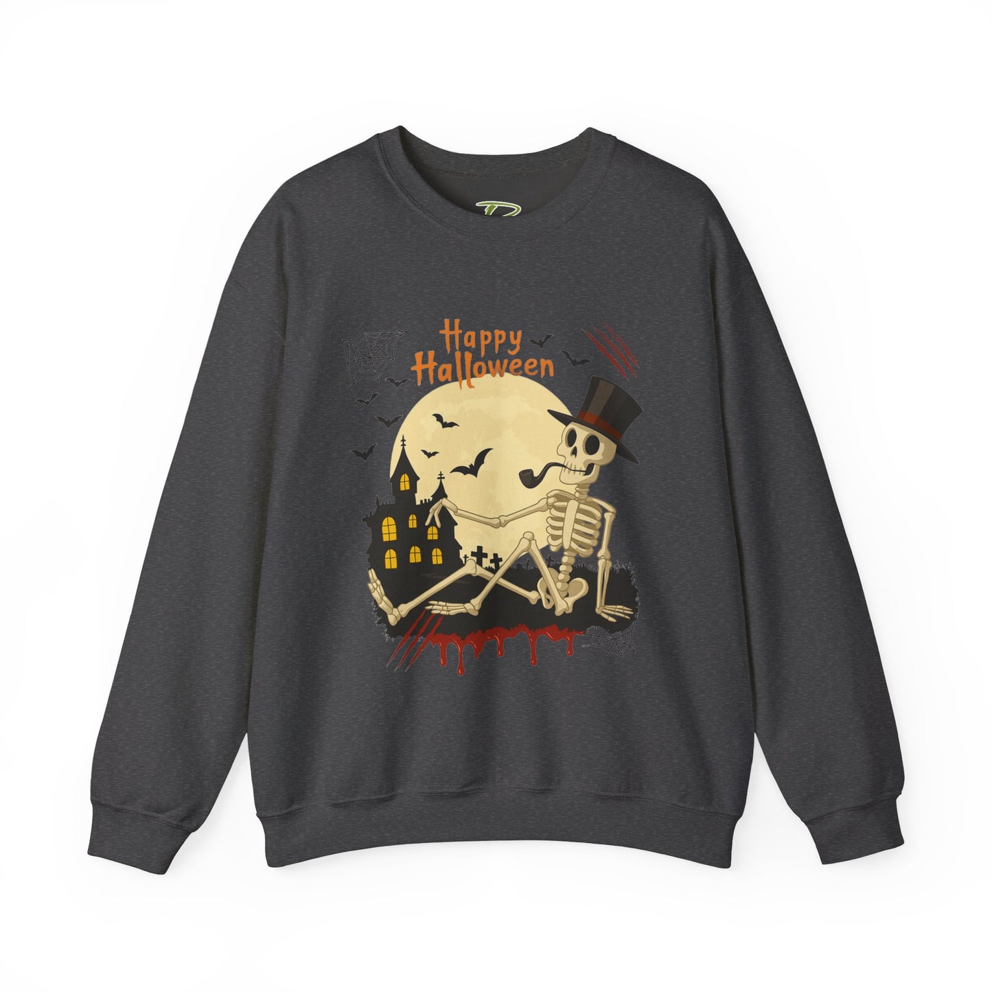 Halloween Skeleton Sweatshirt - Spooky Crewneck- Halloween Crewneck Sweater - Halloween Costume
