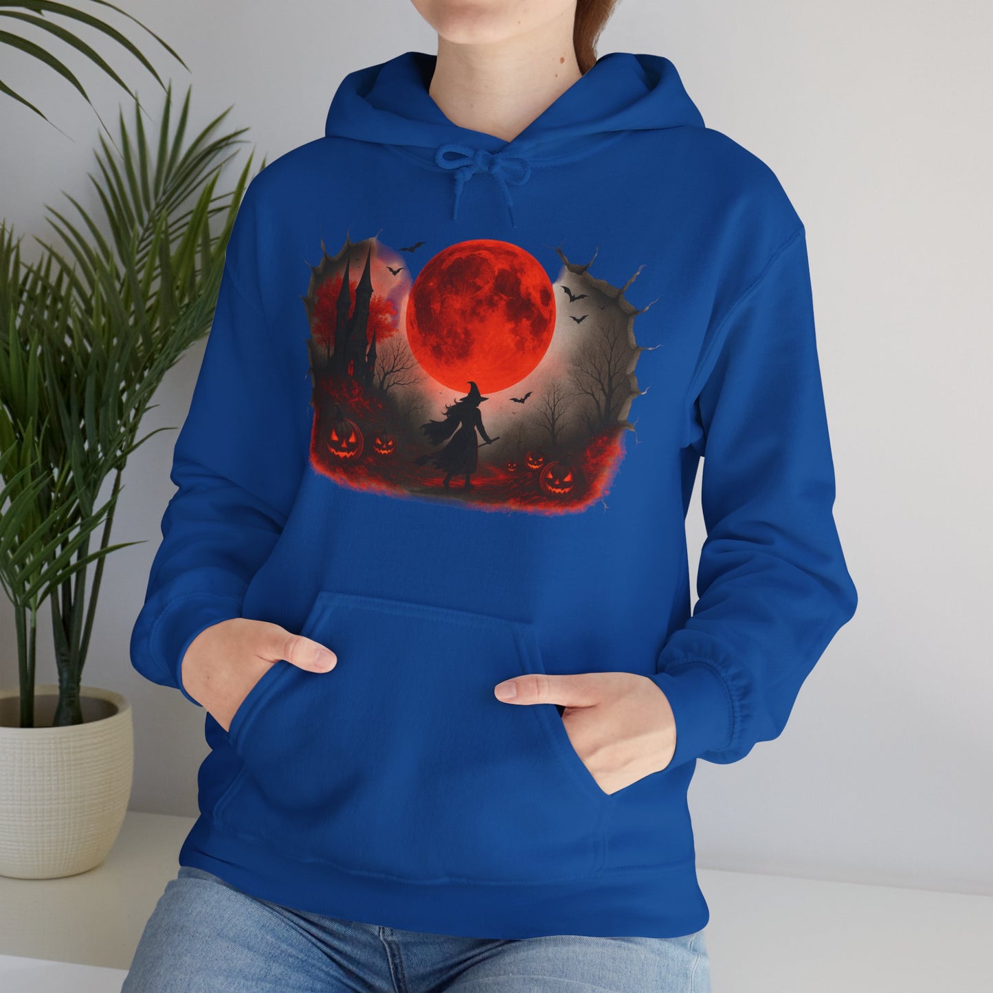 Halloween Hoodie - Cozy Fall Hooded Sweatshirt & Seasonal Gift - Halloween Witch Hoodie - Halloween Costume