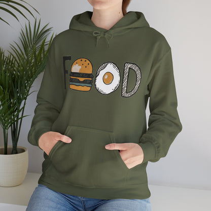Foodie Hoodie - Casual Hooded Sweatshirt - Fun Gift for Chefs & Food Enthusiasts
