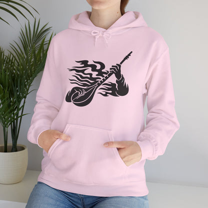 Rock and Roll Hoodie - Music Lovers Hooded Sweatshirt