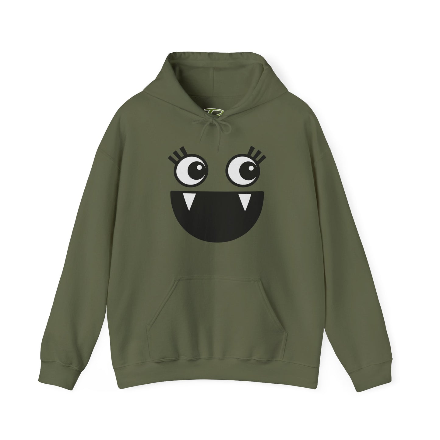 Cartoon Hoodie - Funny Monster Face Hoodie for Women