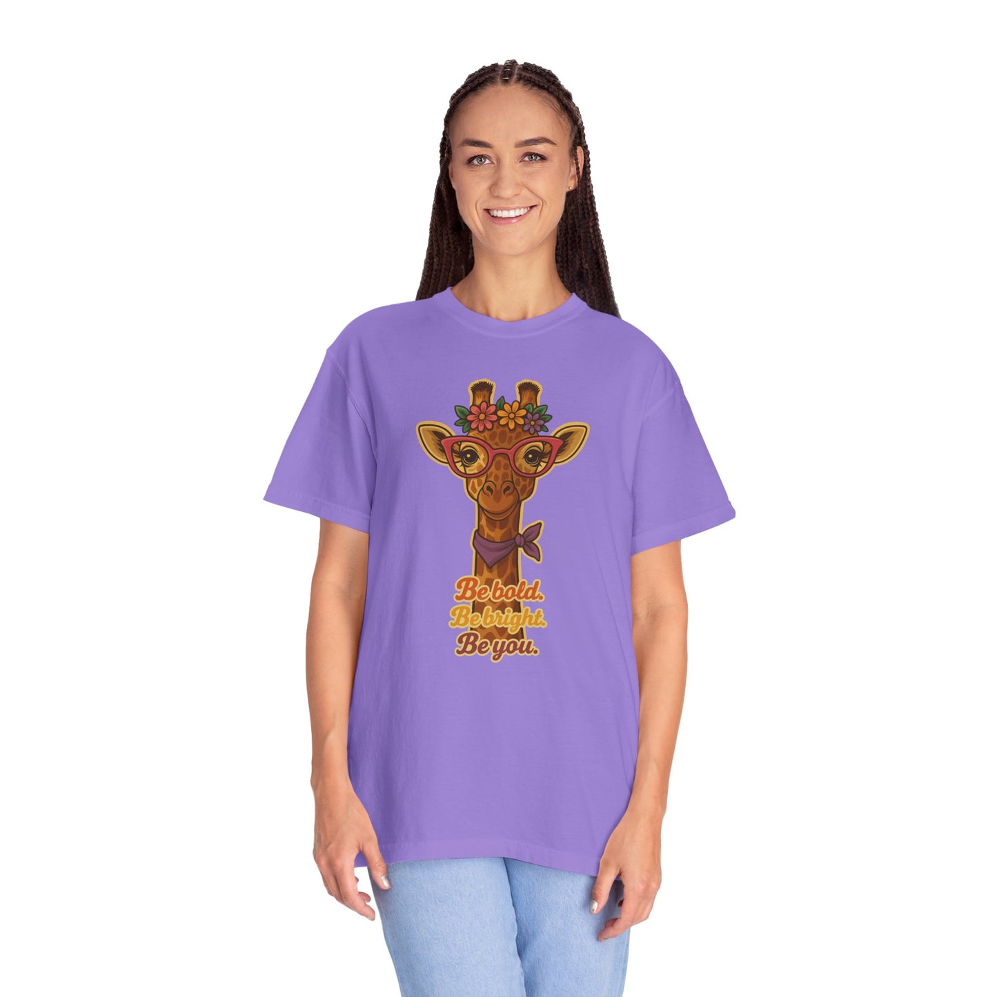 Cute Giraffe T-shirt | Inspirational Women's Graphic Tee