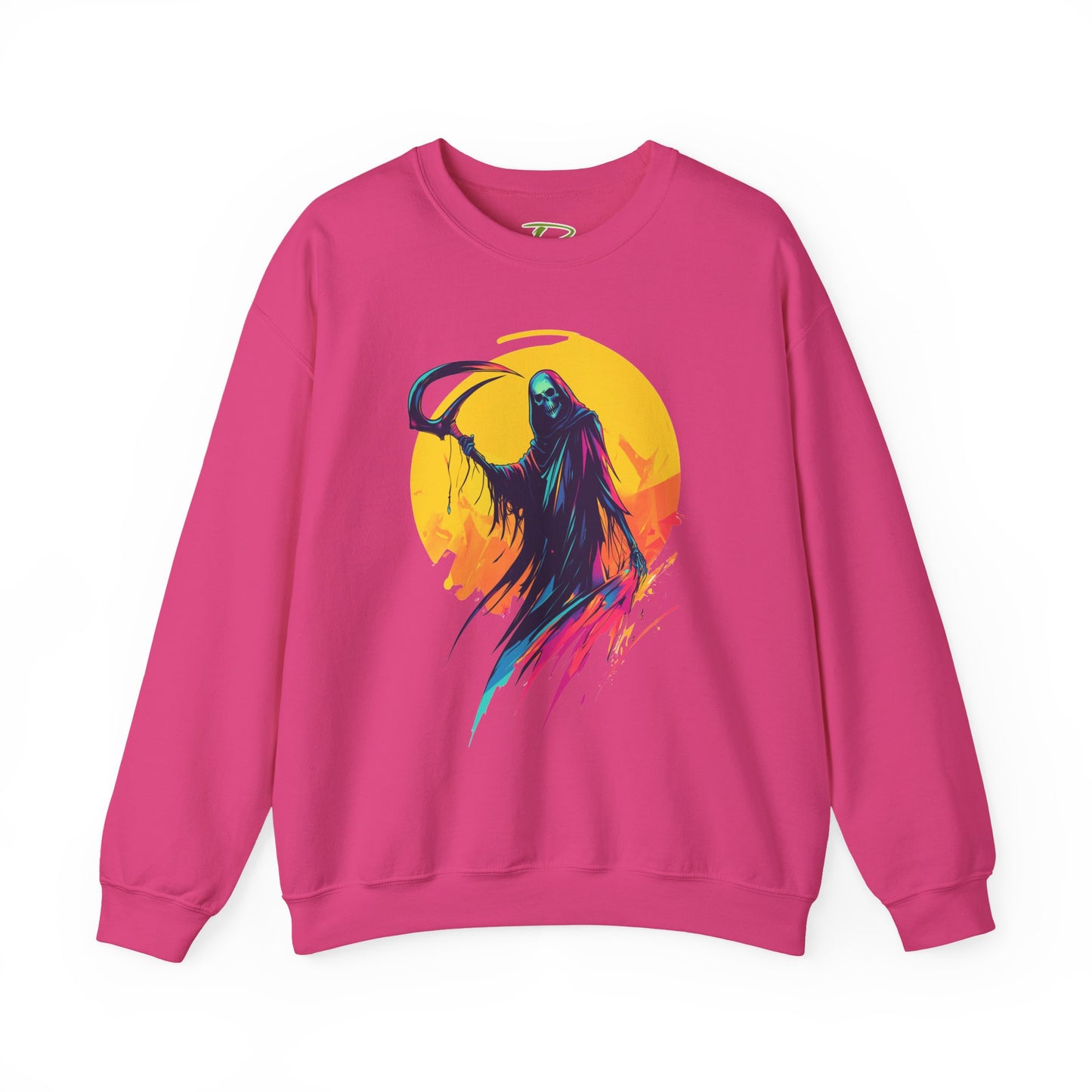 Grim Reaper Halloween Sweatshirt – Spooky Crewneck - Cozy Fall Outfit