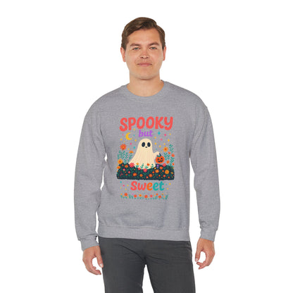 Spooky but Sweet Halloween Sweatshirt – Cute Fall Crewneck