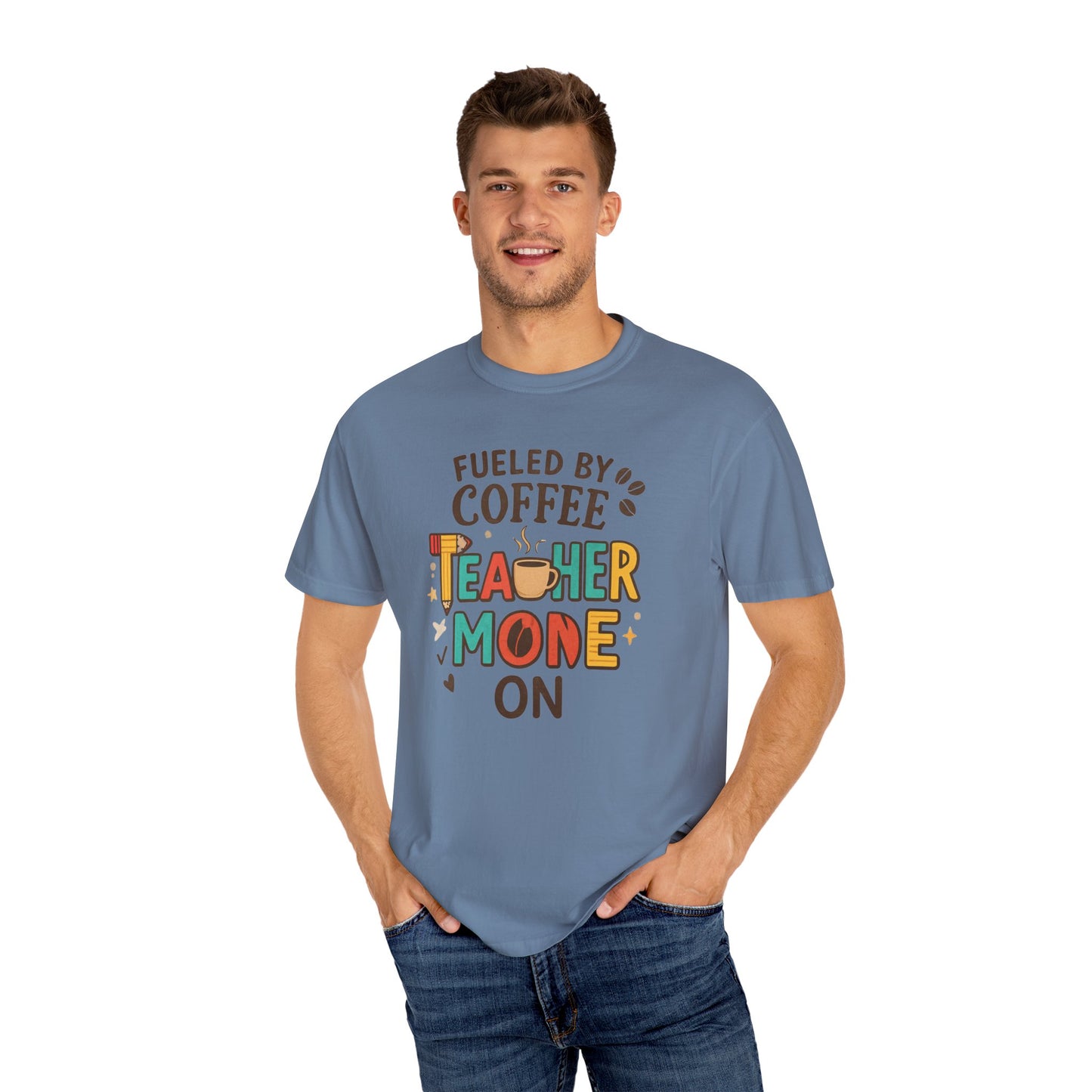 Teacher Coffee T-Shirt | Funny Unisex Teaching Tee | Unisex Back to School Tee