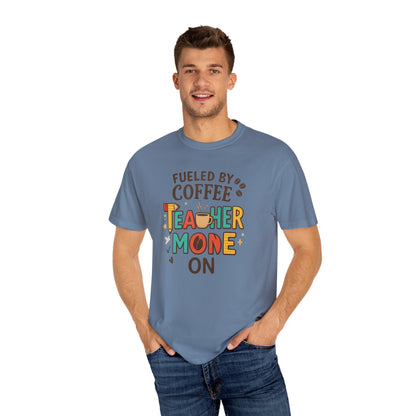 Teacher Coffee T-Shirt | Funny Unisex Teaching Tee | Unisex Back to School Tee