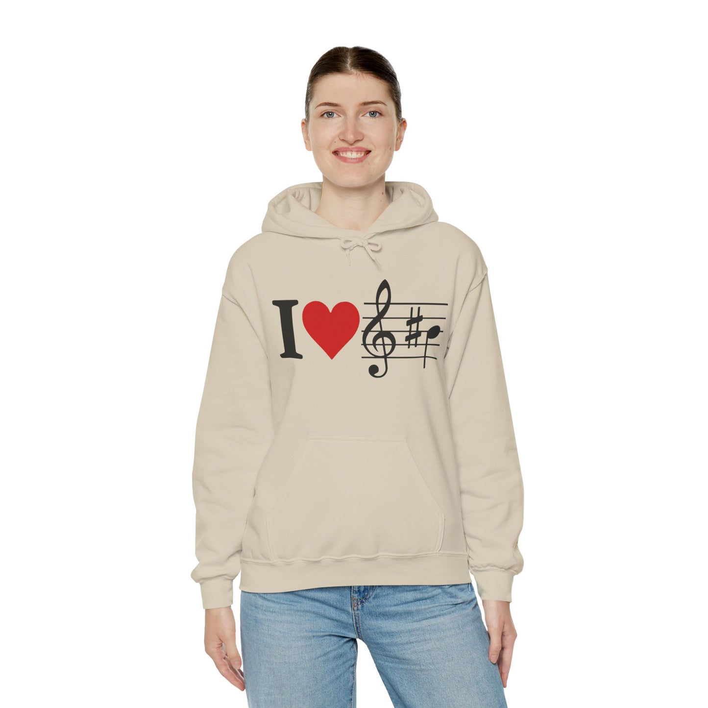 Music Hoodie for Men & Women - Concert Outfit - Unisex Sweatshirt Gift for Musicians & Music Lovers