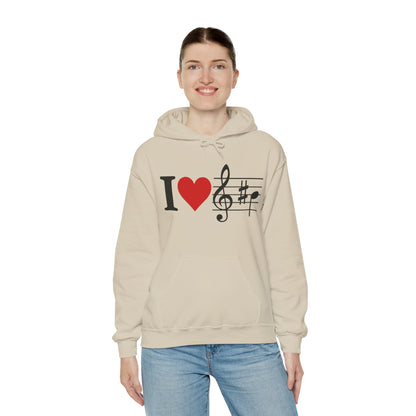 Music Hoodie for Men & Women - Concert Outfit - Unisex Sweatshirt Gift for Musicians & Music Lovers