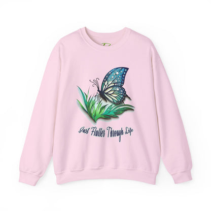 Women’s Butterfly Sweatshirt – Inspirational Crewneck - Nature Lovers Gifts for Her