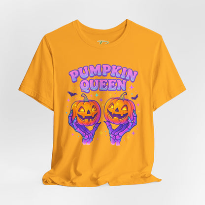 Pumpkin Queen Halloween T-Shirt - Lightweight fabric Tee - Cute Fall Graphic Tee - Spooky Season Outfit
