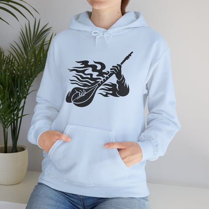 Rock and Roll Hoodie - Music Lovers Hooded Sweatshirt