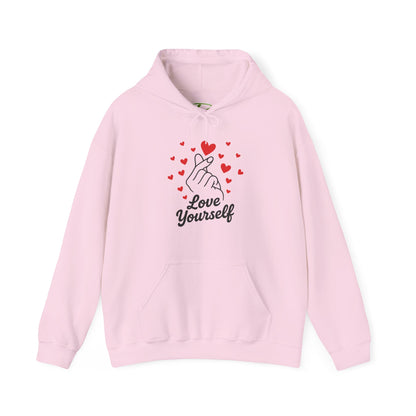 Love Yourself Hoodie – Motivational Hooded Sweatshirt