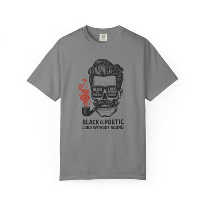 Men’s Graphic T-Shirt - Black Is Poetic Tee - Streetwear Art Shirt & Gift for Him