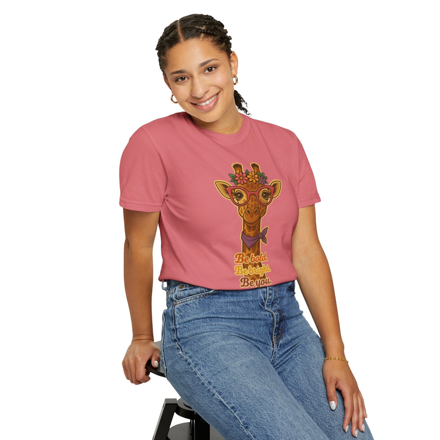 Cute Giraffe T-shirt | Inspirational Women's Graphic Tee