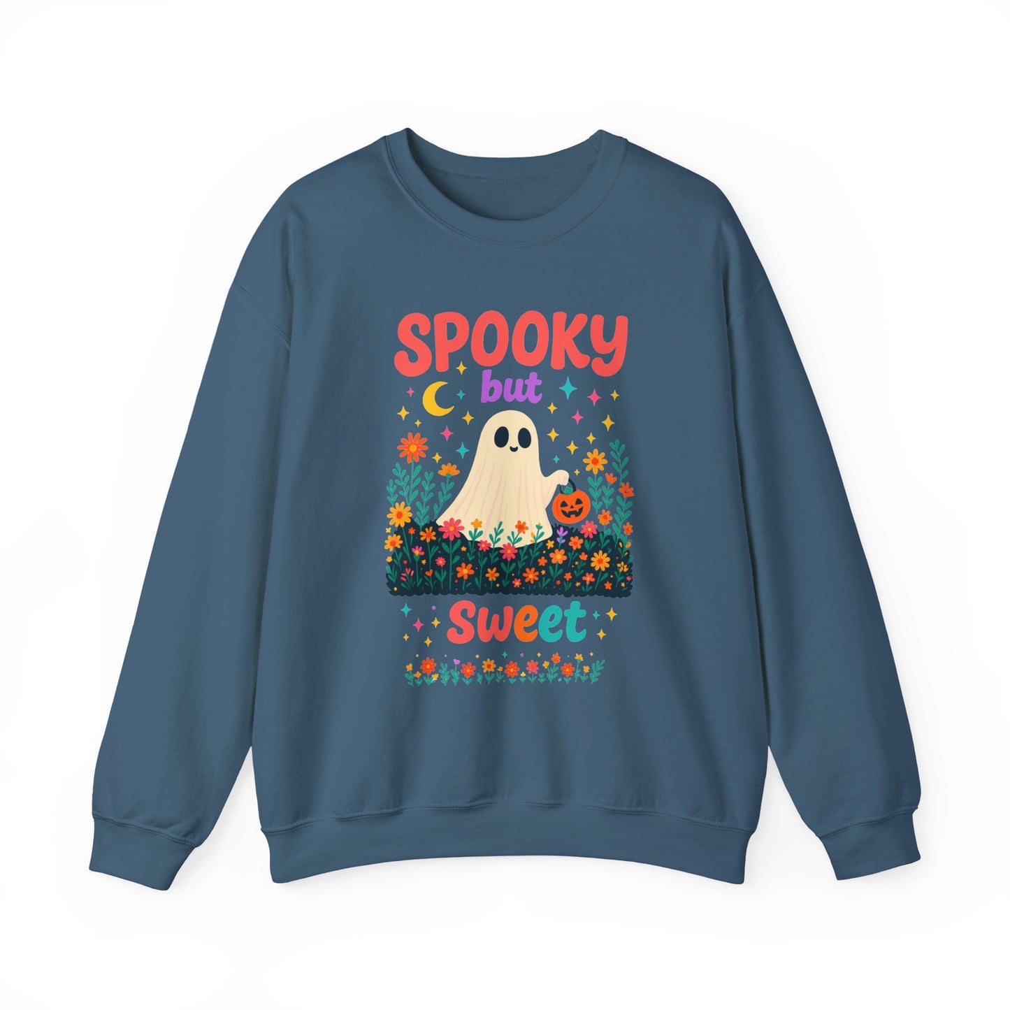 Spooky but Sweet Halloween Sweatshirt – Cute Fall Crewneck