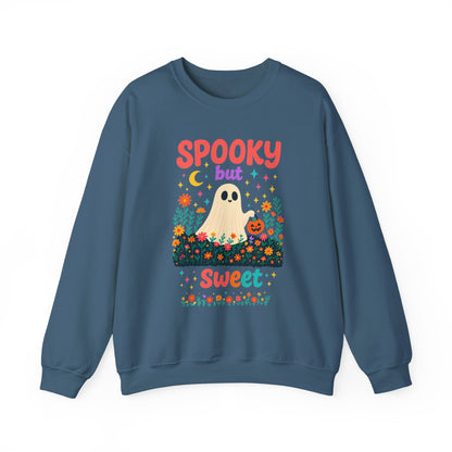 Spooky but Sweet Halloween Sweatshirt – Cute Fall Crewneck