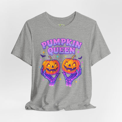 Pumpkin Queen Halloween T-Shirt - Lightweight fabric Tee - Cute Fall Graphic Tee - Spooky Season Outfit