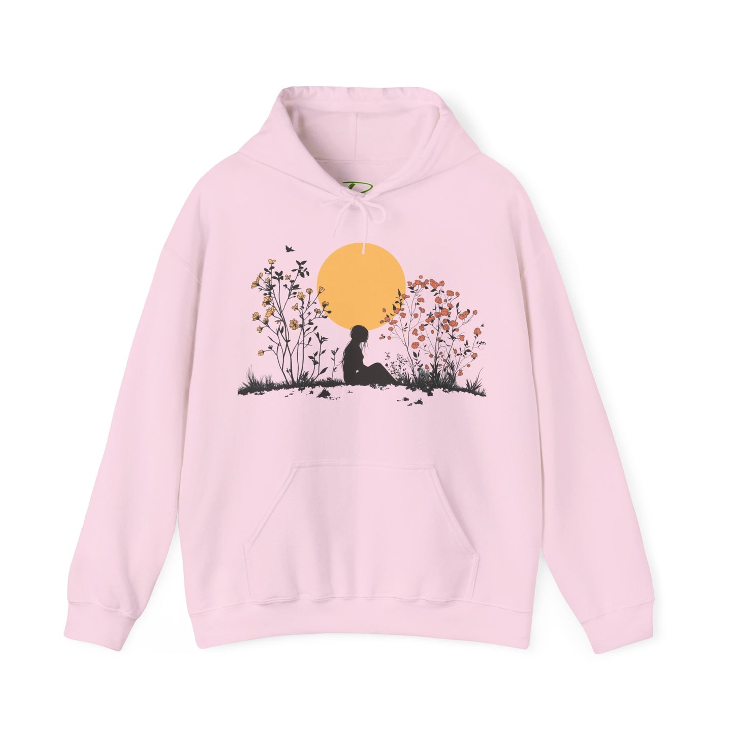 Nature Hoodie for Women - Floral Hoodie - Cozy Meditation Hoodie - Gift for Nature Lovers & Outdoor Apparel