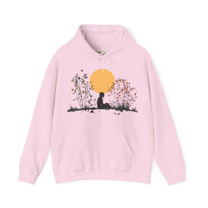 Nature Hoodie for Women - Floral Hoodie - Cozy Meditation Hoodie - Gift for Nature Lovers & Outdoor Apparel
