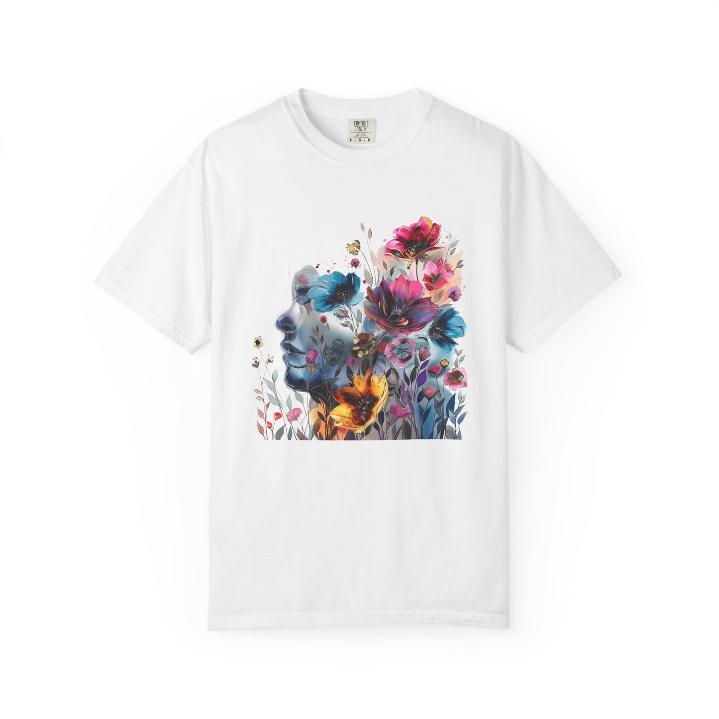 Boho Women's T-shirt | Floral Silhouette Women’s T-Shirt