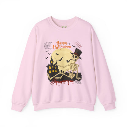 Halloween Skeleton Sweatshirt - Spooky Crewneck- Halloween Crewneck Sweater - Halloween Costume