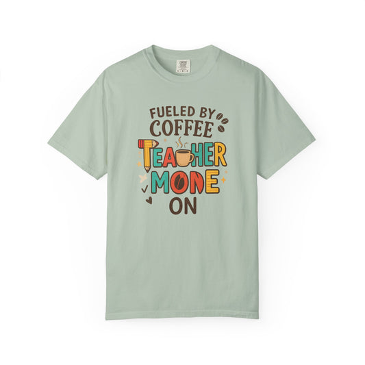 Teacher Coffee T-Shirt | Funny Unisex Teaching Tee | Unisex Back to School Tee