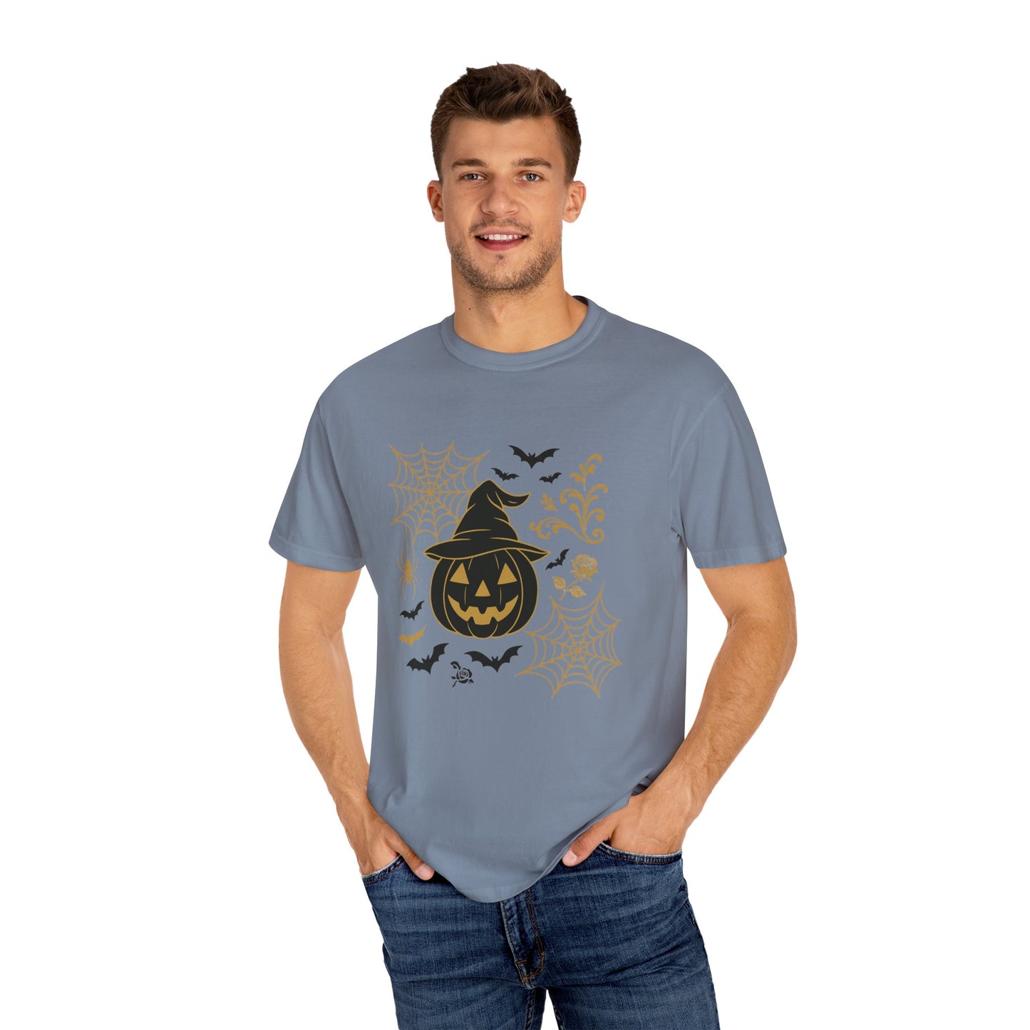 Halloween Pumpkin T-Shirt – Spooky Graphic Tee