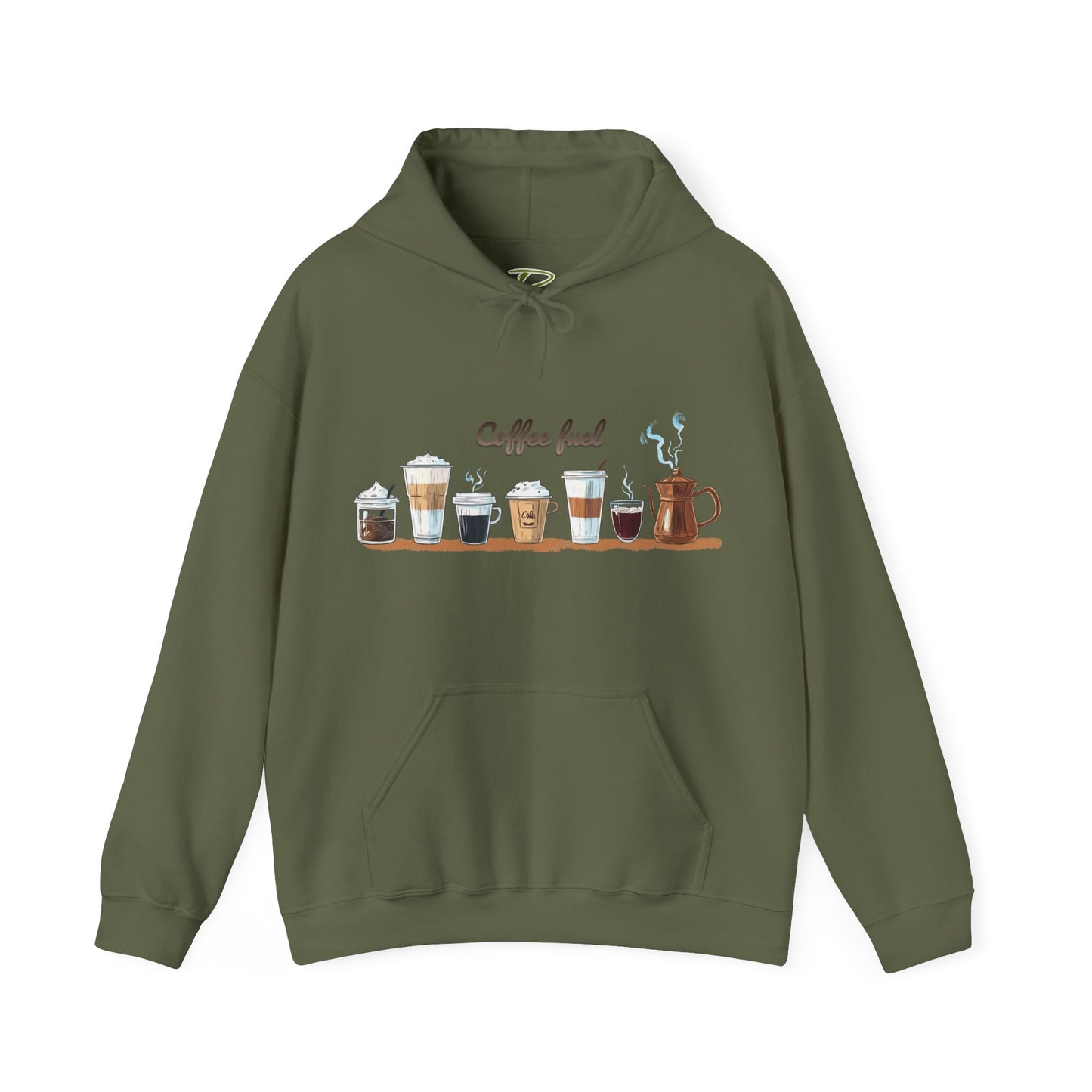 Coffee Hoodie - Unisex Coffee-Themed Hooded Sweatshirt - Cozy Sweatshirt for Coffee Lovers