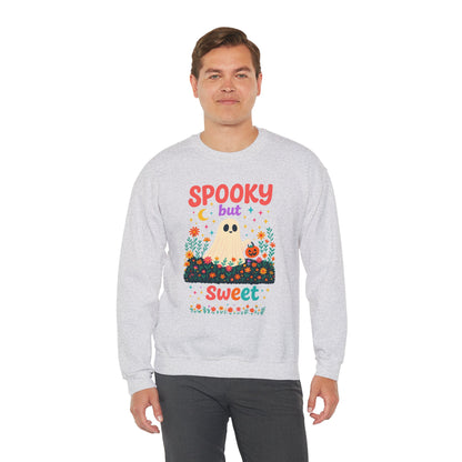 Spooky but Sweet Halloween Sweatshirt – Cute Fall Crewneck