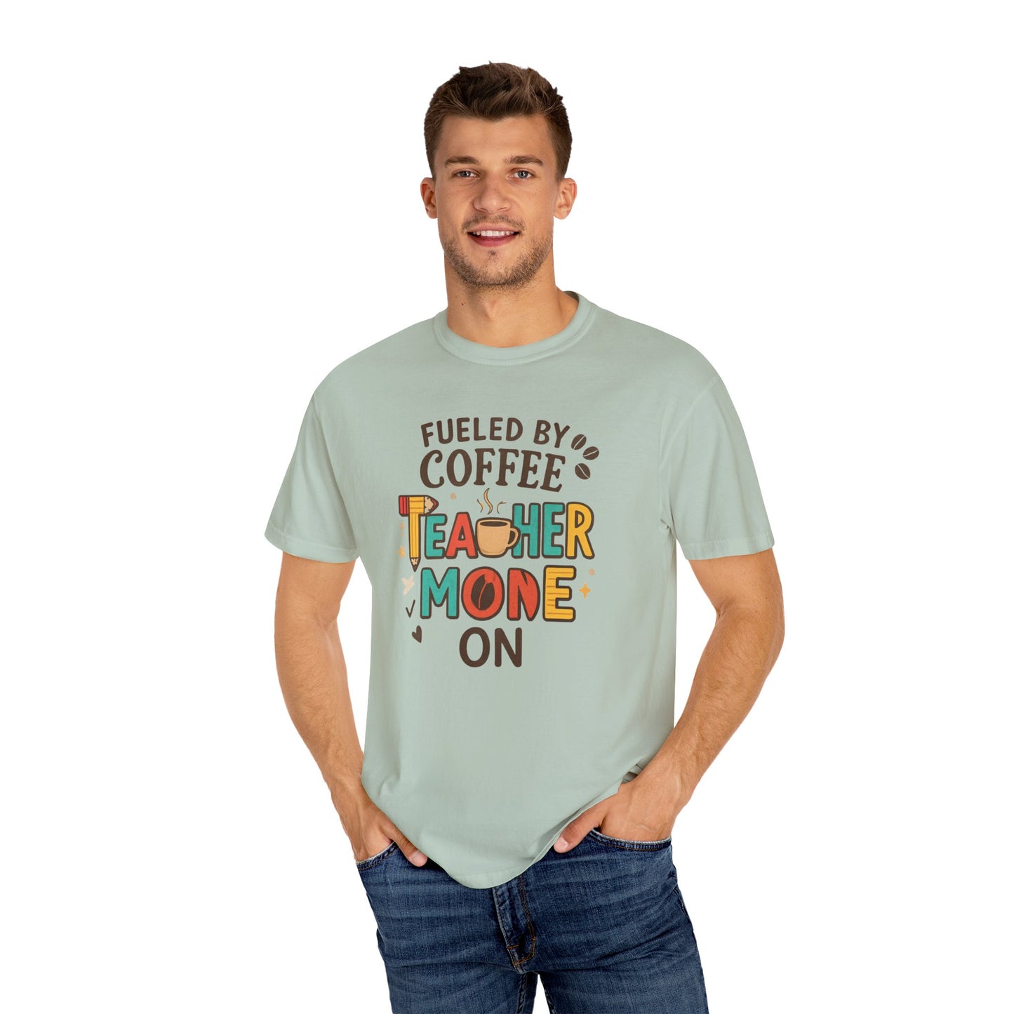 Teacher Coffee T-Shirt | Funny Unisex Teaching Tee | Unisex Back to School Tee